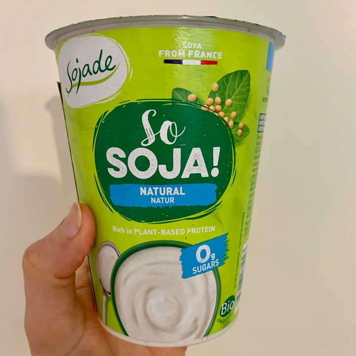 photo of Sojade Natural yogurt shared by @ilmondodilau on  21 May 2022 - review