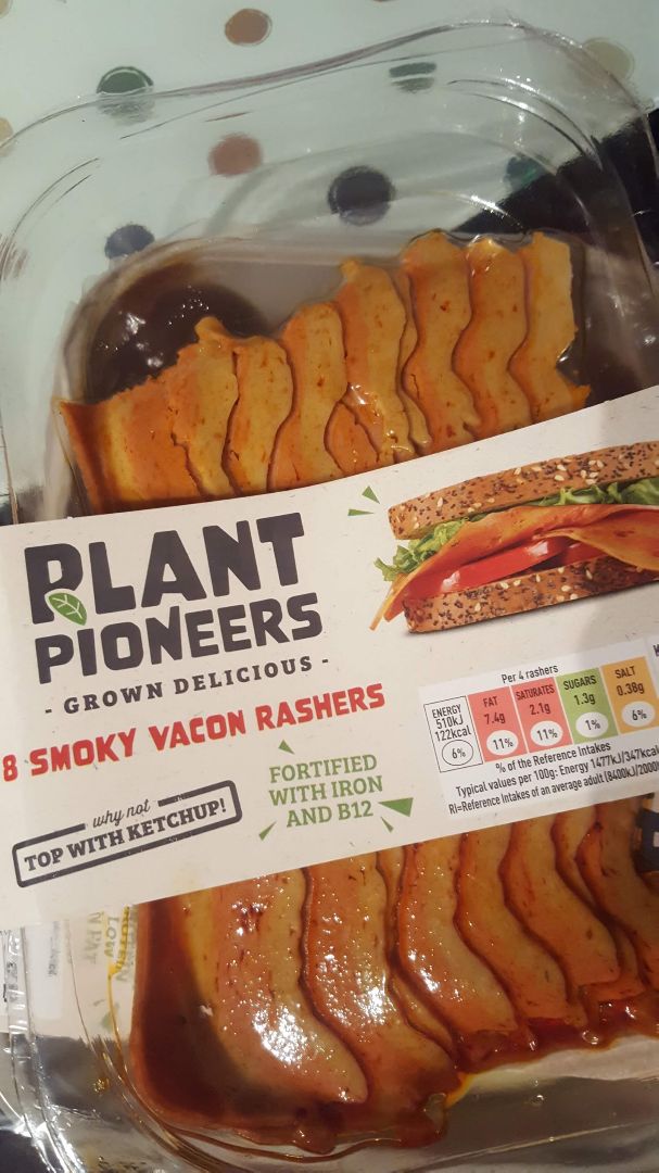 photo of Plant Pioneers Smoky Vacon Rashers shared by @kerrymacgregor on  01 Apr 2020 - review