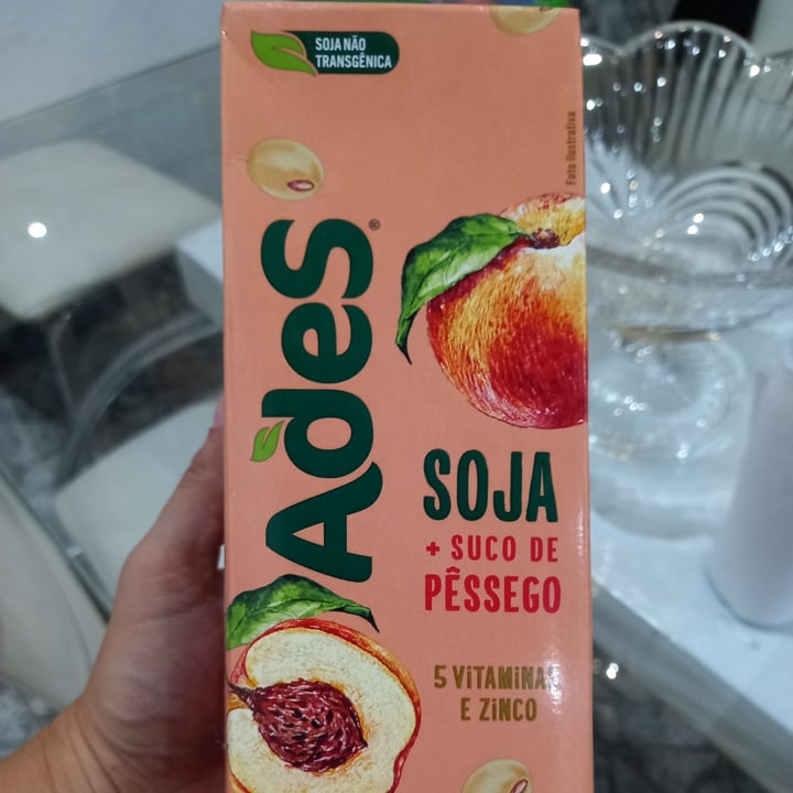 photo of Ades Ades de Soja Sabor Pêssego shared by @betapotock on  15 Aug 2022 - review