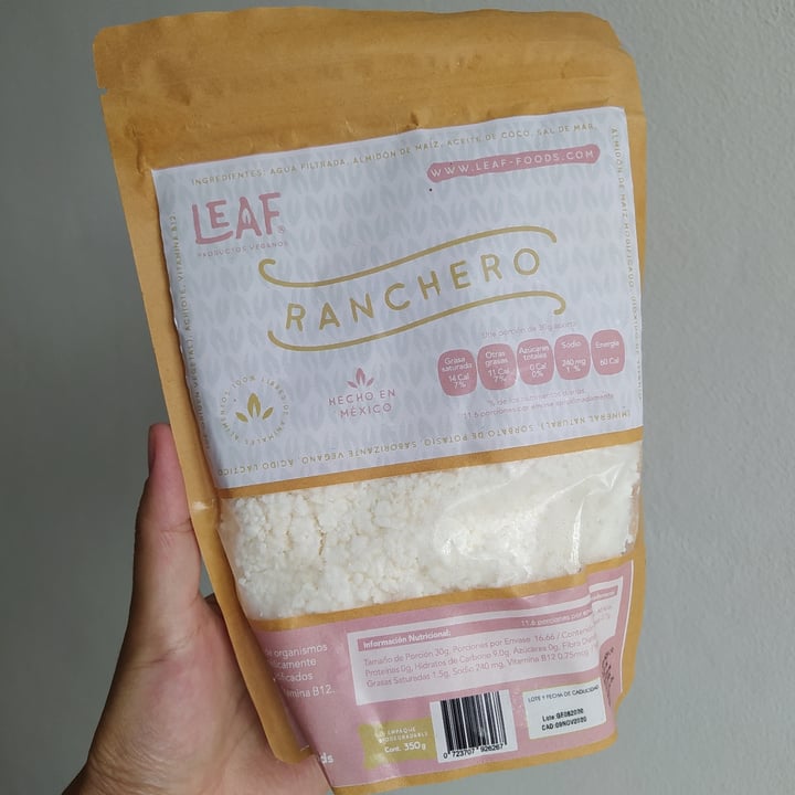 photo of Leaf Queso ranchero shared by @danielahidalgo on  07 Oct 2020 - review