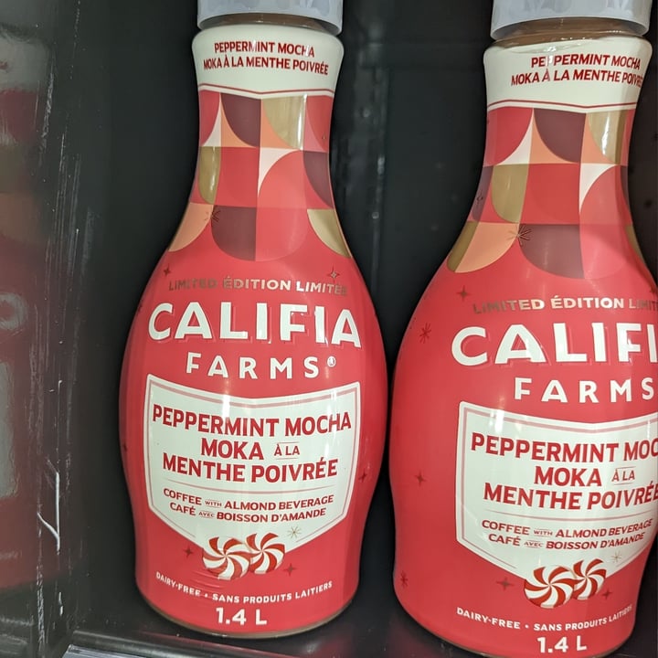review photo of Califia Farms Peppermint Mocha Latte shared by @matteh on 01 Dec 2022 - review