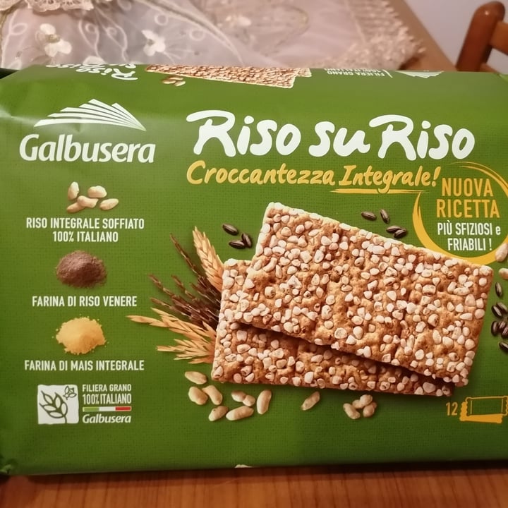 photo of Galbusera Cracker riso su riso Croccantezza Integrali shared by @cinziafrigerio on  18 Sep 2022 - review