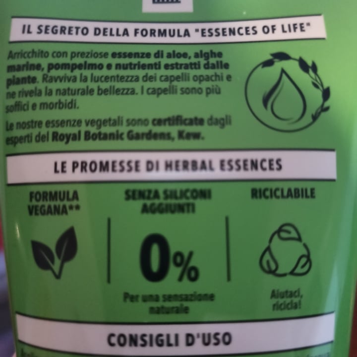 photo of Herbal Essences Balsamo pompelmo shared by @soniapiccola on  18 Apr 2022 - review