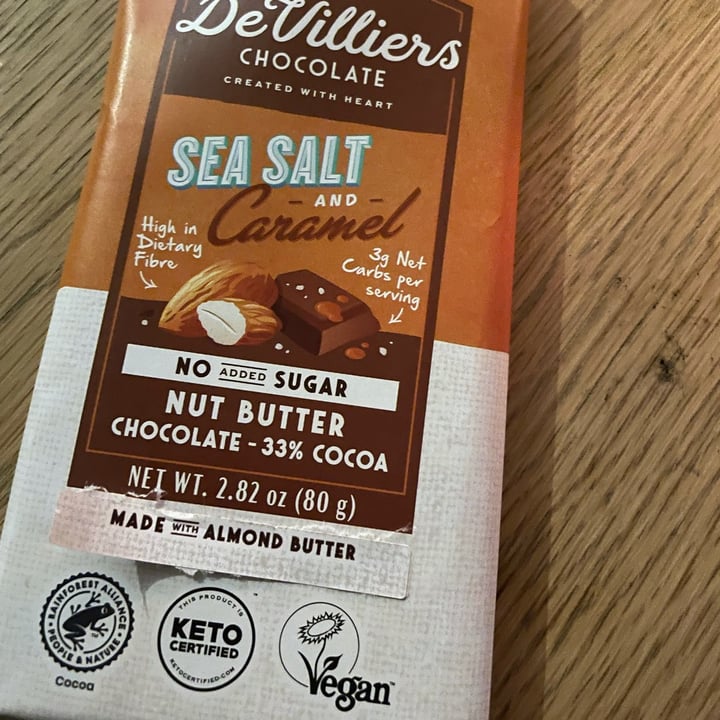 photo of De Villiers Chocolate Sea Salt and Caramel shared by @fruitytam on  28 Oct 2021 - review