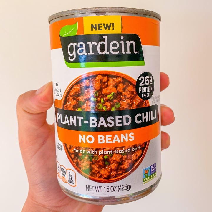 photo of Gardein Plant-based Chili, No Beans shared by @jordaneatsplants on  01 Oct 2021 - review