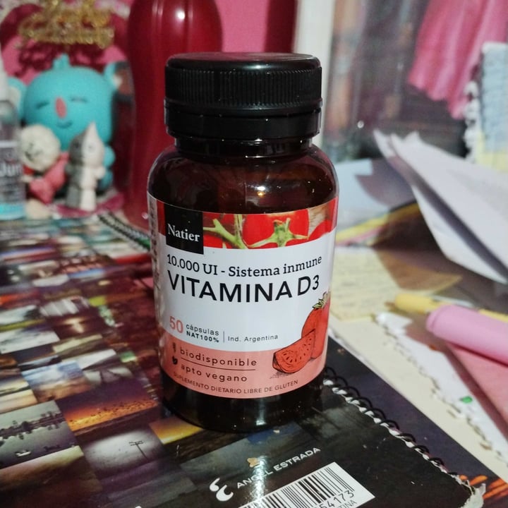 photo of Natier  Vitamina D3 shared by @marievegan on  10 Jun 2022 - review