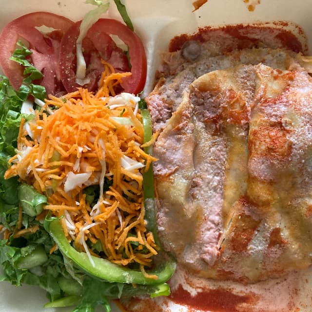 Foto del plato “Pastel azteca”