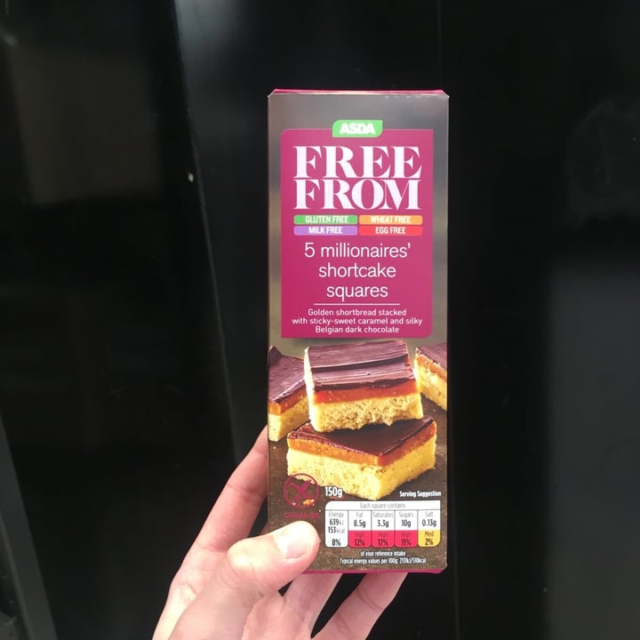 photo of ASDA Free from Millionaire’s Shortcake Squares shared by @brock on  11 Mar 2020 - review