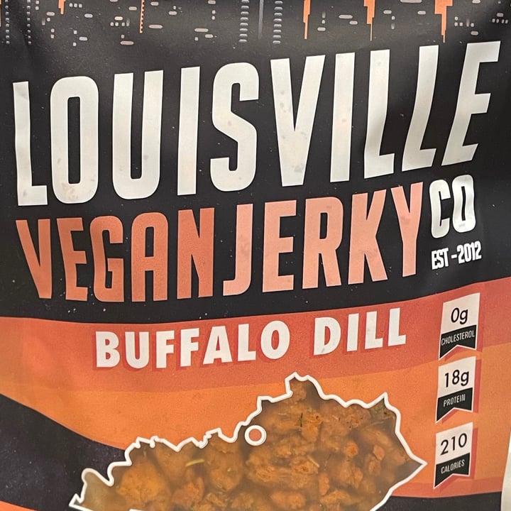 photo of  Louisville Vegan Jerky Co. Buffalo Dill shared by @ekelcem on  14 Dec 2020 - review