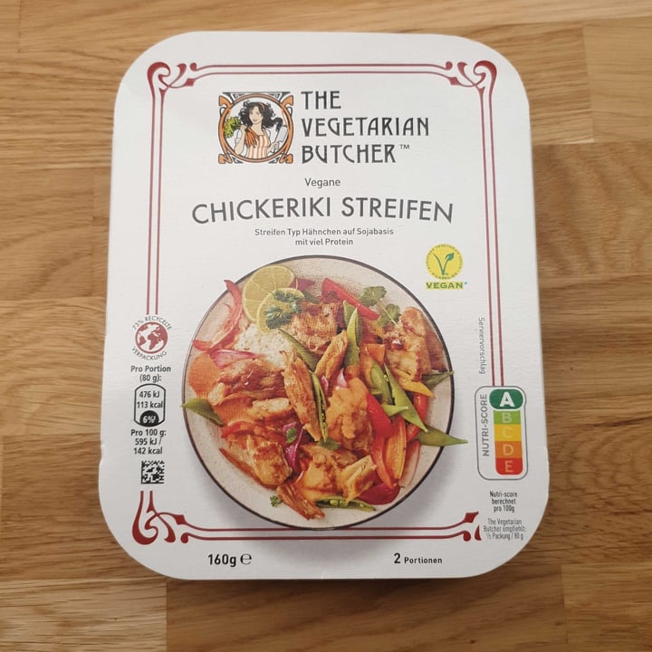 photo of The Vegetarian Butcher Chickeriki Streifen shared by @loschul on  03 Nov 2022 - review