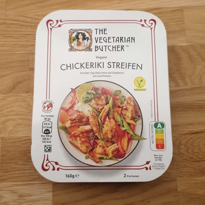 review photo of The Vegetarian Butcher Chickeriki Streifen shared by @loschul on 03 Nov 2022 - review