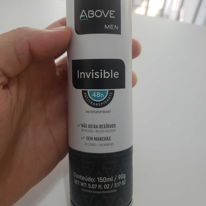 photo of Ante traspirante obove Above Invisible Men shared by @evricky on  09 May 2022 - review