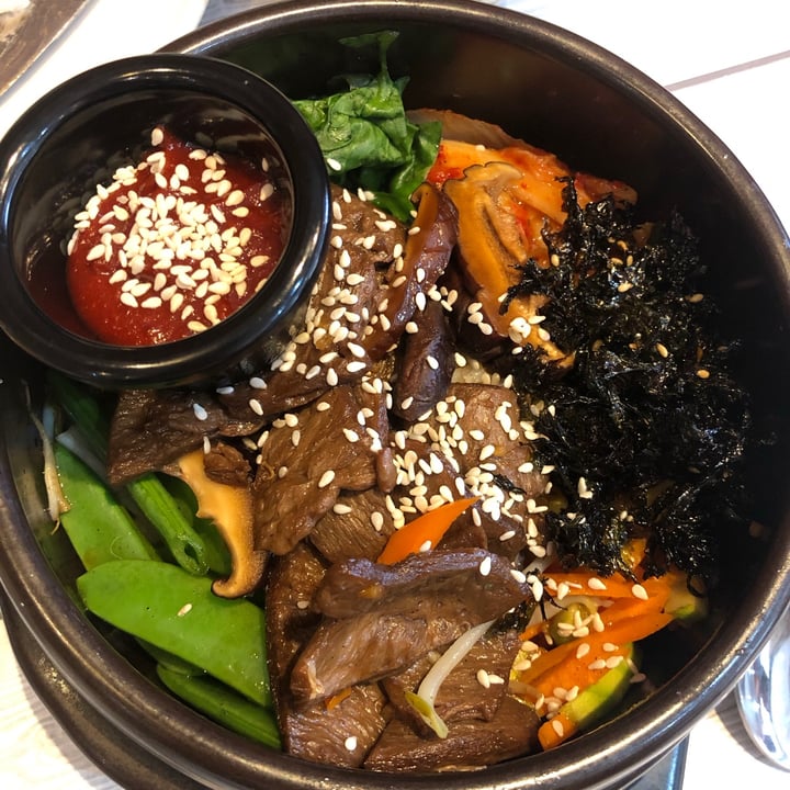 photo of Puti Vegan Cafe Bibimbap with Vegan Beef shared by @caznoble on  03 Jul 2021 - review