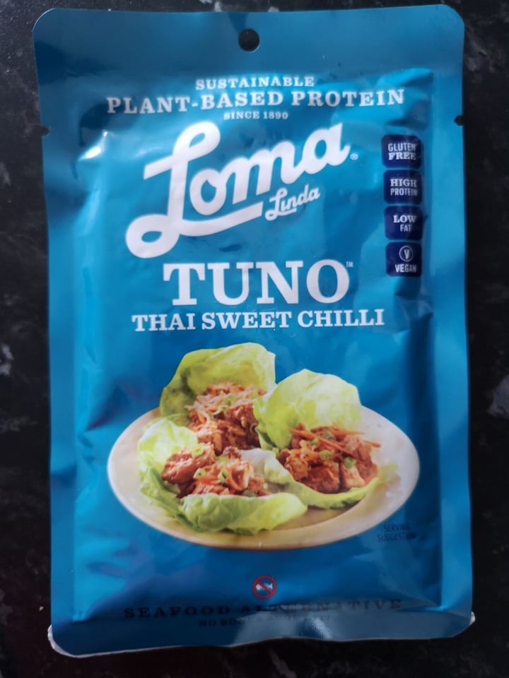 review photo of Loma Linda Thai Sweet Chili a Fishless Tuna shared by @twowheeledvegan on 21 Feb 2020 - review