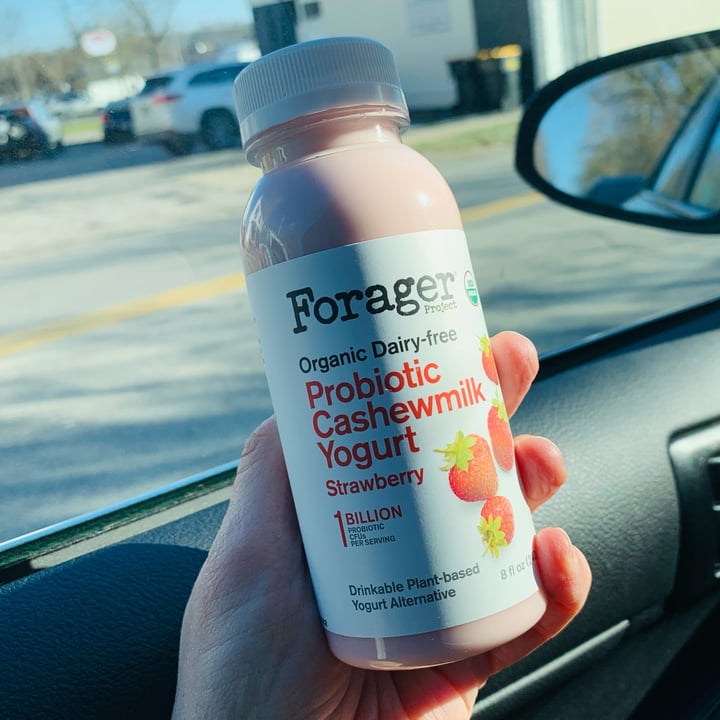 photo of Forager Project Probiotic cashewmilk yogurt strawberry shared by @allhess on  11 Jan 2022 - review