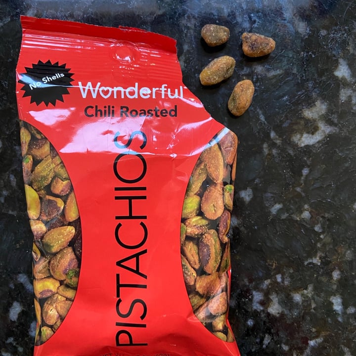 review photo of Wonderful (Pistachios) Chili Roasted Pistachios shared by @rachreviews on 13 Apr 2021 - review