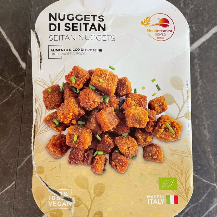 photo of Mediterranea BioVeg Nuggets di seitan shared by @valeriaconte on  02 May 2022 - review