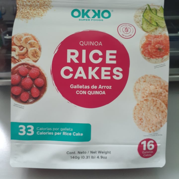 photo of Okko Super Foods Rice Cakes con Quinoa shared by @nael on  07 Jun 2021 - review