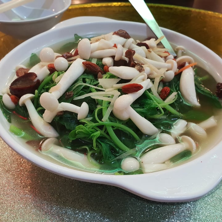 review photo of Nature Vegetarian Delights Spinach and Mushrooms in Soup shared by @ncyzz on 16 Jun 2020 - review