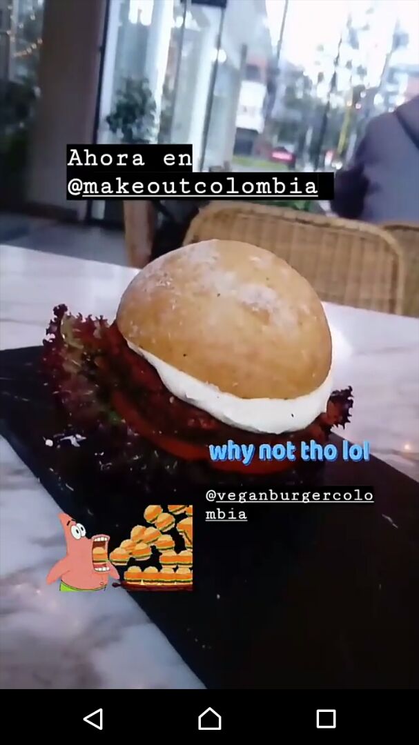 photo of Makeout Colombia Plant burguer shared by @angierengifo on  23 Aug 2019 - review