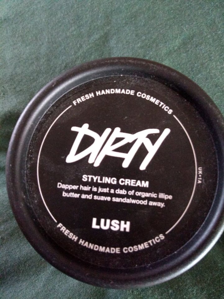 photo of LUSH Fresh Handmade Cosmetics Dirty Styling Cream shared by @stanleycat on  28 Mar 2020 - review