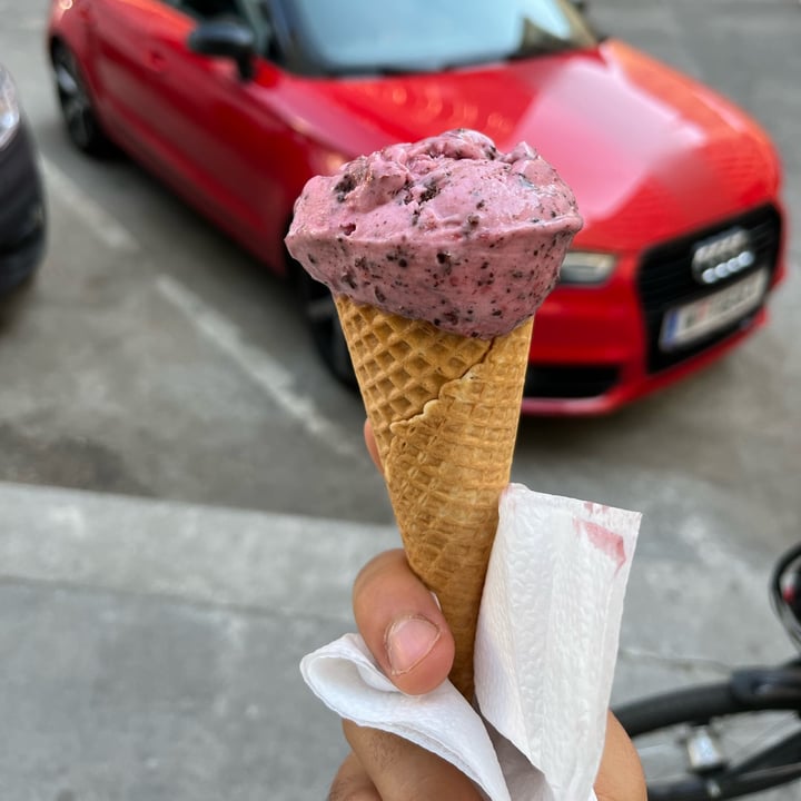 photo of Veganista Cherry And Chocolate Ice Cream shared by @rugilo on  24 Sep 2022 - review