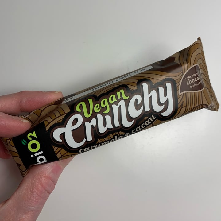 photo of biO2 barra crunchy de caramelo e cacau shared by @vimauro on  09 Dec 2022 - review