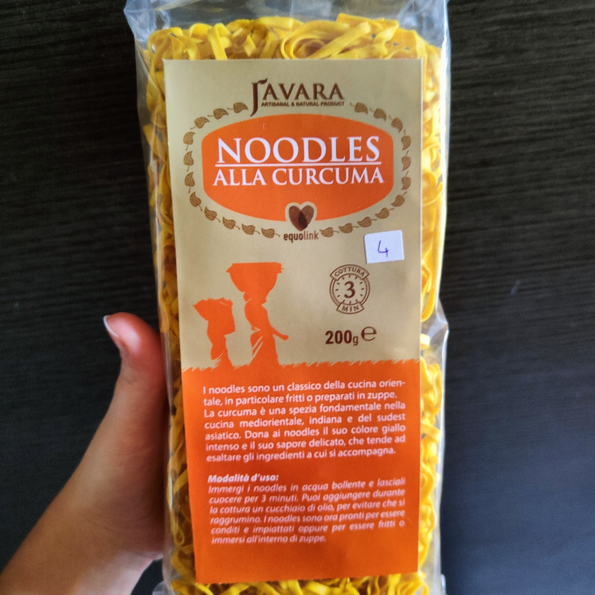 Noodles alla curcuma from Javara - Vegan Product Reviews & Ratings ...