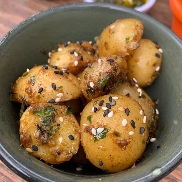 Photo of the dish “Papas al ajillo”