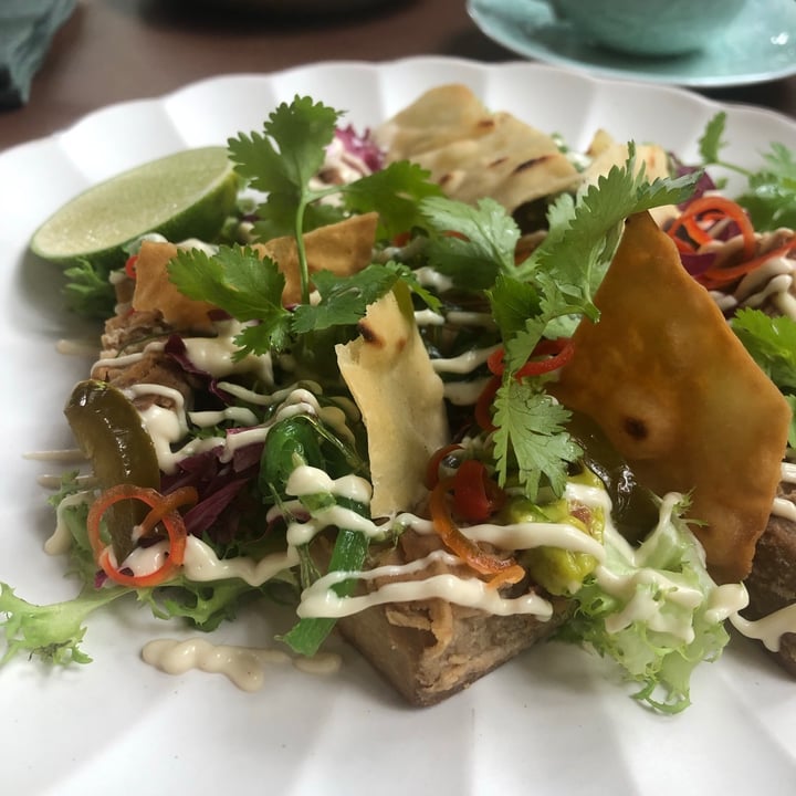 review photo of Đu Đủ Xanh | Tiệm Chay . Vegetarian Jackfruit Salad shared by @trangdang on 22 Jan 2021 - review