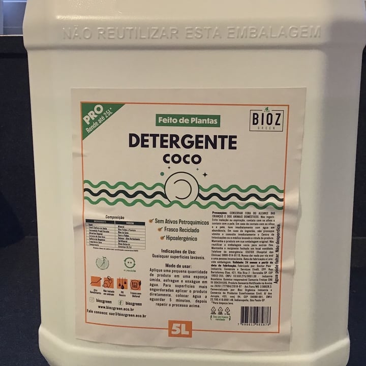 photo of BIOZ Green Detergente shared by @patriciakhoury on  17 Apr 2022 - review