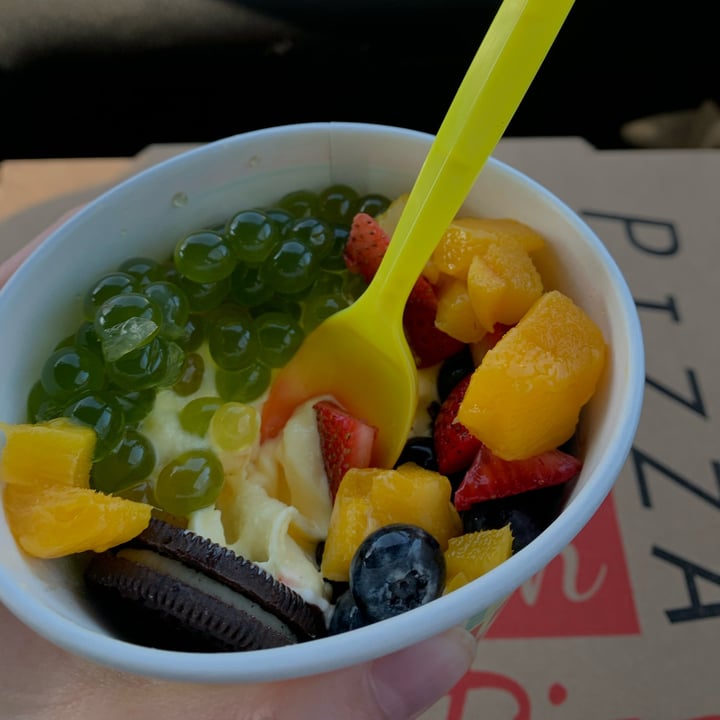 review photo of The Pump House Frozen Yogurt Bar - Grand Haven Dole Whip shared by @thatveganj on 06 Dec 2022 - review