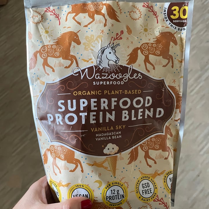 photo of Wazoogles Superfood Vanilla protein powder shared by @chantellekylie on  24 Jun 2021 - review