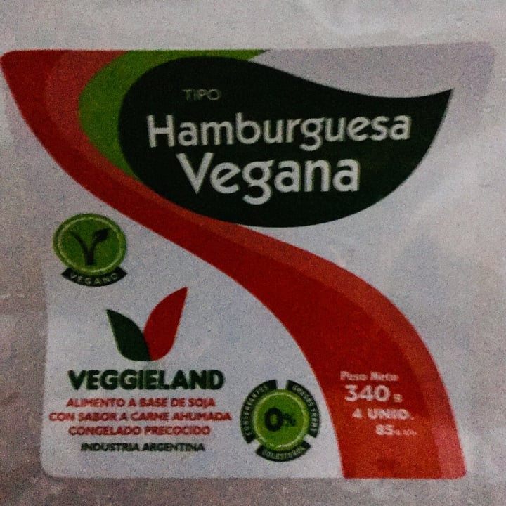 review photo of Veggieland Hamburguesa Vegana shared by @palitovegano on 24 Aug 2021 - review