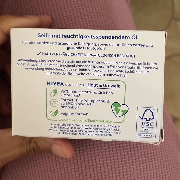 photo of Nivea Creme Soft Pflegeseife shared by @kavana on  27 Nov 2022 - review