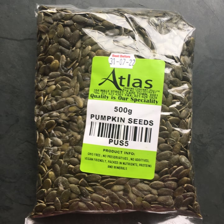 photo of Atlas Trading Co. Pumpkin seeds shared by @erikabierny on  21 Jul 2020 - review