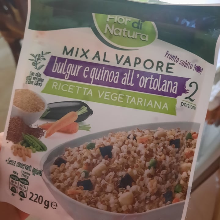 photo of Fior di Natura Mix al vapore bulgur e quinoa all'ortolana shared by @bibicream on  25 Mar 2022 - review