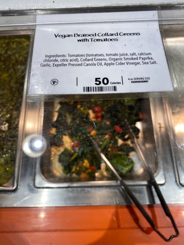 photo of Whole Foods Market Braised Collard Greens with Tomato shared by @mleeburns on  23 Jan 2020 - review