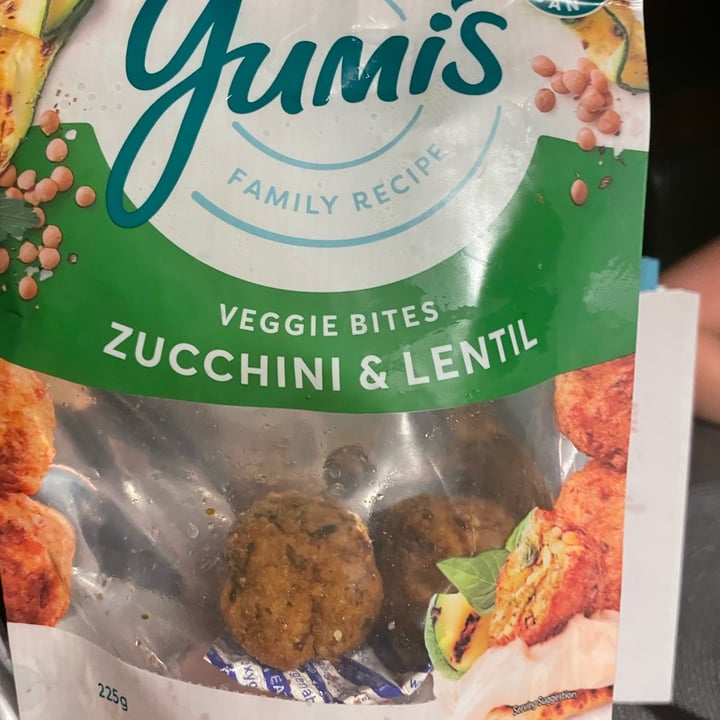 photo of Yumi's Veggie Bites Zucchini & Lentil shared by @plantbasedancer on  25 Jan 2022 - review