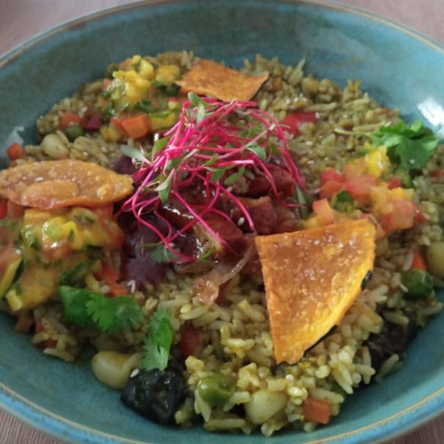 菜肴“Arroz norteño”的照片