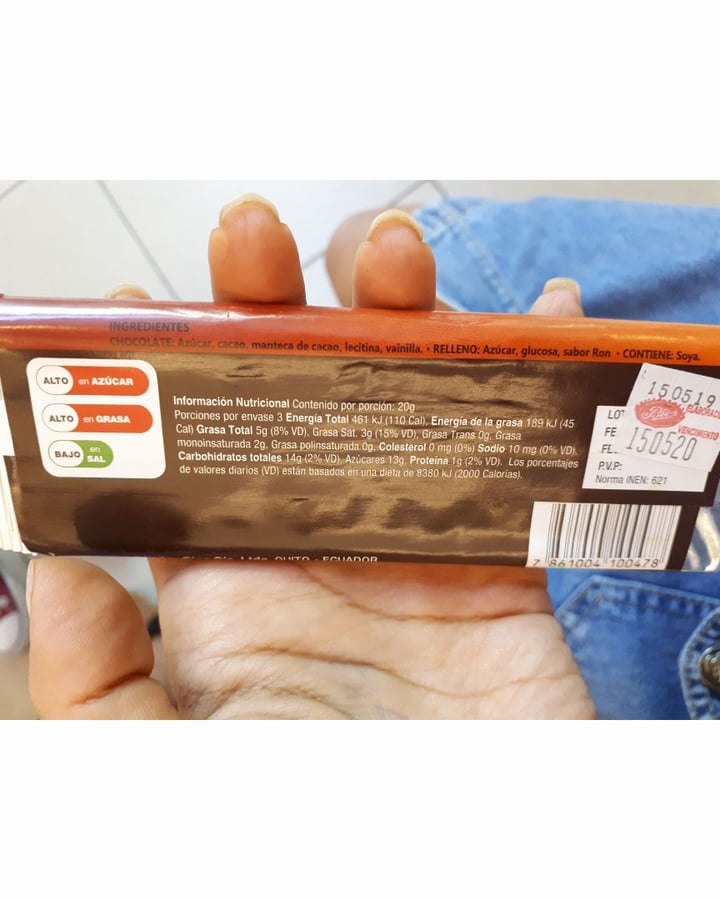 review photo of Bios BIOS Tableta de chocolate shared by @violeta on 03 Aug 2019 - review