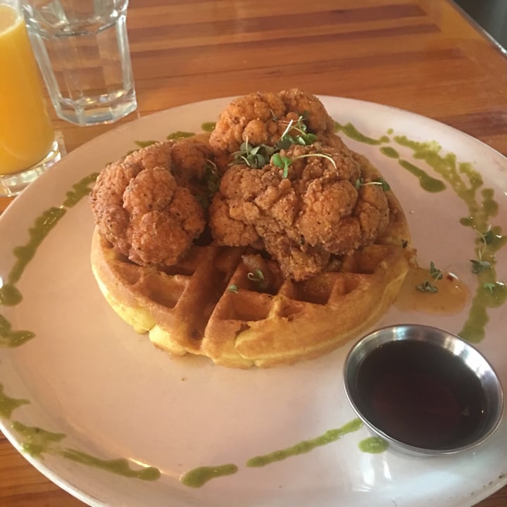 review photo of Watercourse Foods Chicken and Waffle shared by @bezerowastegirl on 13 Oct 2018 - review