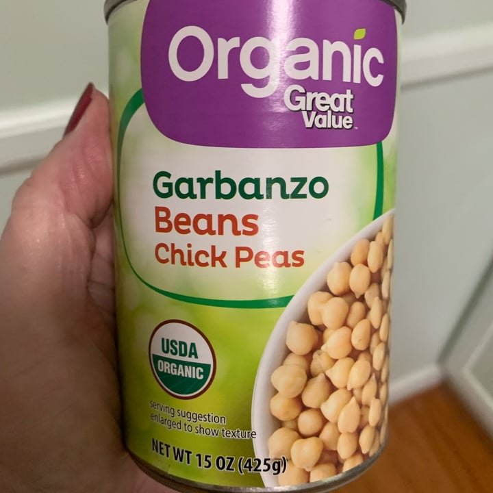 photo of Great Value  Garbanzo Beans shared by @onehungryvegan on  13 Mar 2022 - review