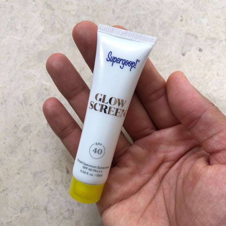 photo of Supergoop! Glow Screen SPF 40 shared by @skinnykatwoman on  28 Oct 2021 - review