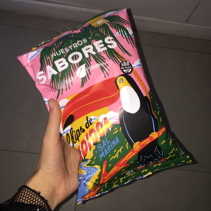 photo of Nuestros Sabores Chips De Mandioca shared by @televape on  07 Feb 2021 - review