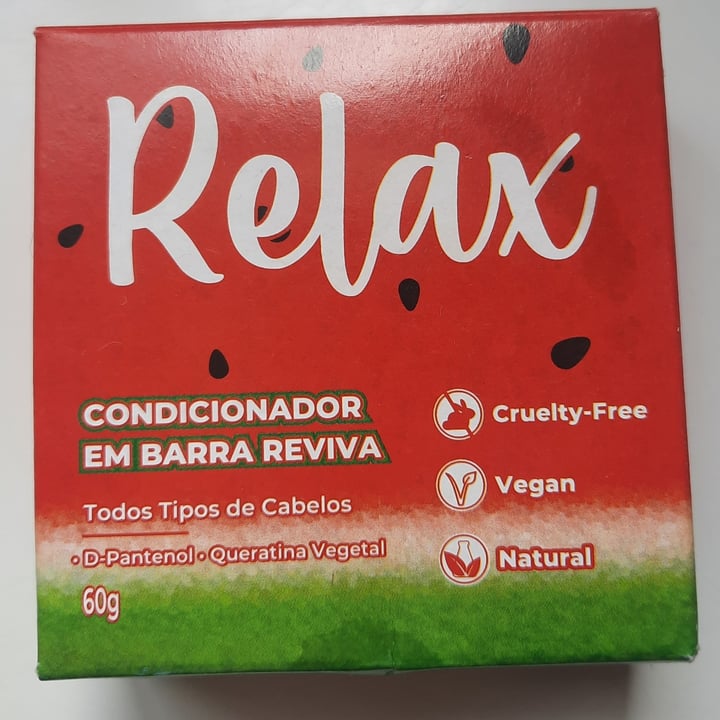 photo of Relax cosméticos condicionador em barra shared by @annemunizferreira on  21 Sep 2022 - review