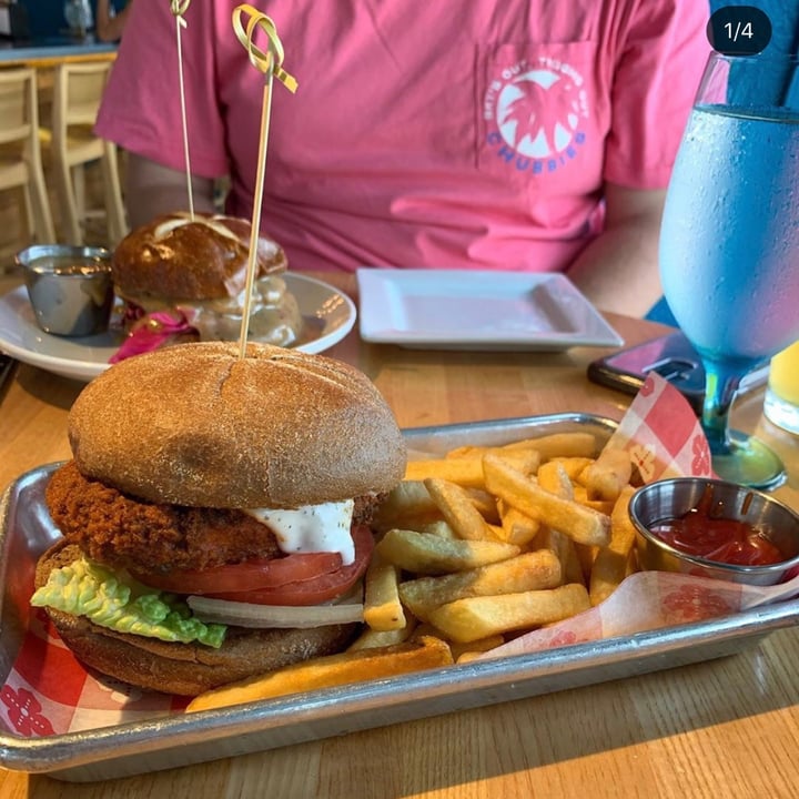 photo of The Cider Press Café Buffalo Chick’n Sandwich shared by @vegantampa on  16 Aug 2020 - review