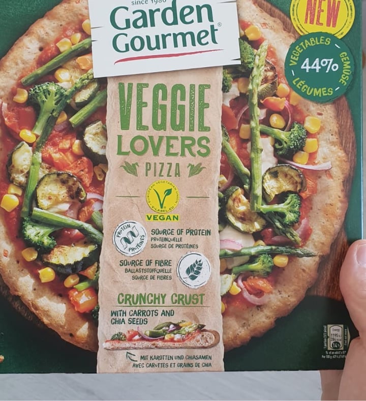 photo of Garden Gourmet Veggie Lovers Pizza shared by @noemilaure on  20 Sep 2020 - review