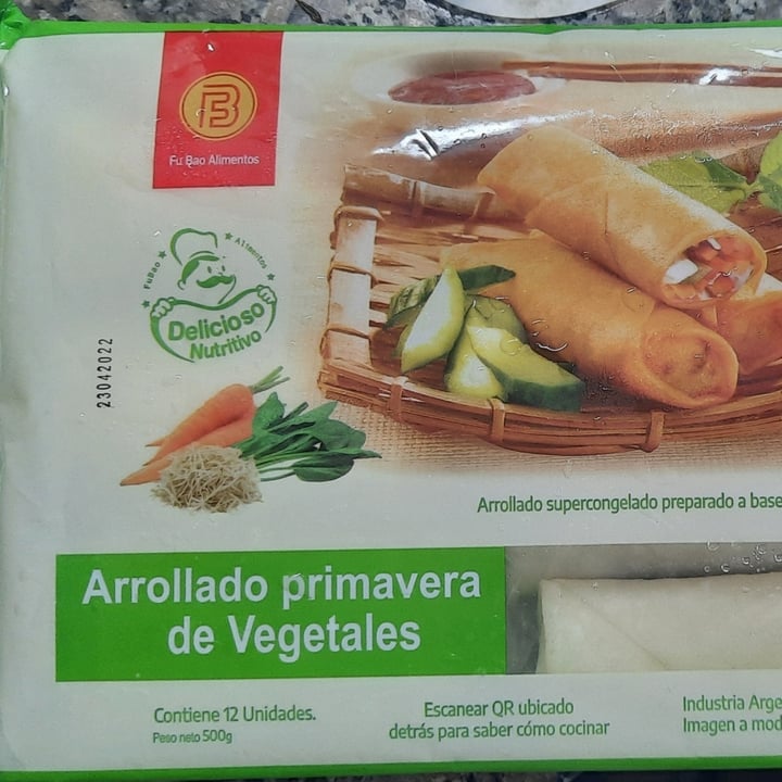 photo of Fu bao alimentos Arollado primavera de vegetales shared by @fiammat on  28 Dec 2021 - review
