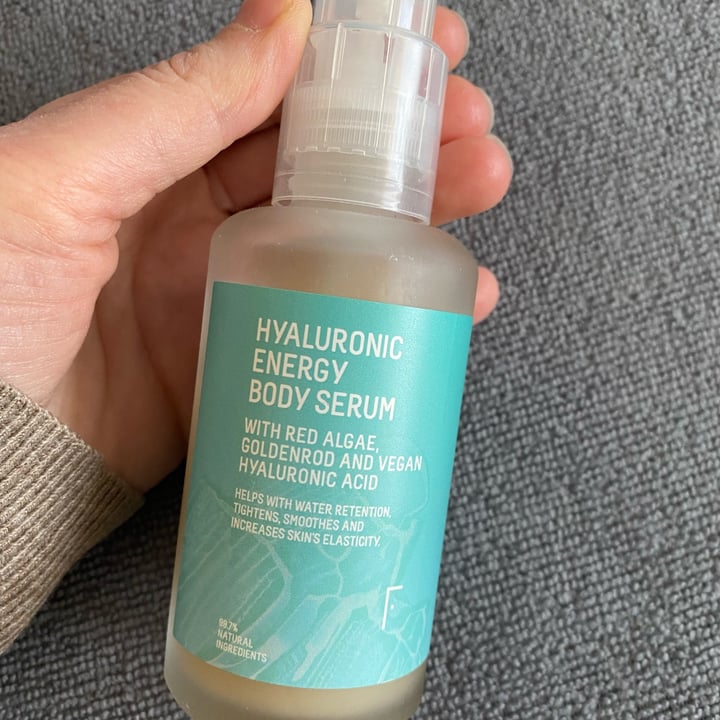 review photo of Freshly Cosmetics Hyaluronic Energy Body Serum shared by @frantispecista on 02 Apr 2022 - review